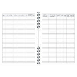 Журнал регистрации инструктажа по технике безопасности (50 листов, спираль, обложка картон)