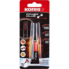 Клей секундный Kores Power plus универсальный 3 г