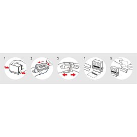 Штамп самонаборный Colop Printer 20-Set пластиковый с персонализацией 4 строки 38х14 мм