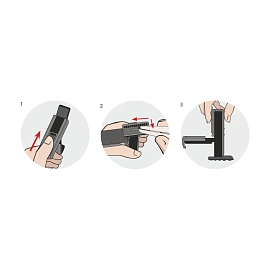 Штамп самонаборный Colop Pocket Stamp Plus 20-Set пластиковый карманный 4 строки 38x14 мм