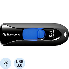 Флешка USB 3.0 32 ГБ Transcend Jetflash 790 (TS32GJF790K)