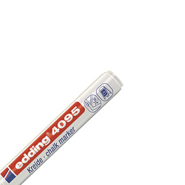 Маркер меловой Edding E-4095 красный круглый наконечник (толщина линии 2-3 мм) фото Маркер меловой Edding E-4095 красный круглый наконечник (толщина линии 2-3 мм)