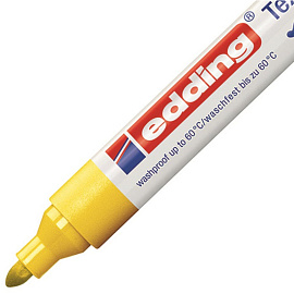 Маркер для ткани Edding E-4500 жёлтый (толщина линии 3 мм)