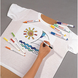 Маркер для ткани Edding E-4500 жёлтый (толщина линии 3 мм)