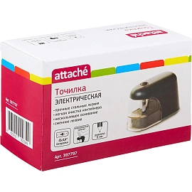 Точилка электрическая Attache черная 4хАА