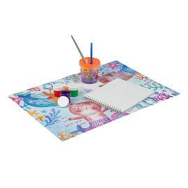 Клеенка для уроков труда Мульти-Пульти "Которусалки", 35*50см, ПВХ