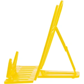 Подставка для книг Глобус пластиковая жёлтая