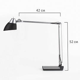 Настольная лампа / светильник SONNEN PH-104, на подставке, LED, 8 Вт, металлический корпус, черный, 236690