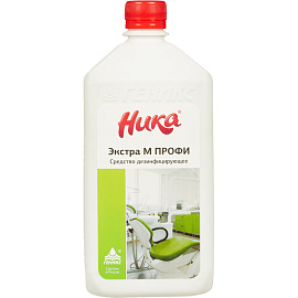 Дезинфицирующее средство Ника Экстра М Профи 1 л (концентрат) фото Дезинфицирующее средство Ника Экстра М Профи 1 л (концентрат)
