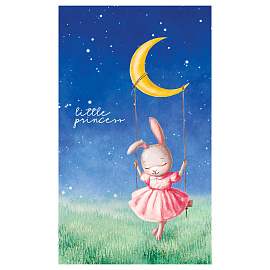 Блокнот А7 48л. на склейке BG "Little bunny