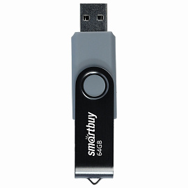 Флешка USB 2.0 64 ГБ SmartBuy Twist (SB064GB2TWK)