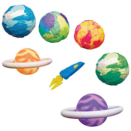 Пластилин растительный JOVI, 6 цветов ассорти, 15г, картон, европодвес