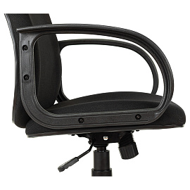 Кресло руководителя Helmi HL-E88, ткань черная, пластик, механизм качания фото Кресло руководителя Helmi HL-E88, ткань черная, пластик, механизм качания