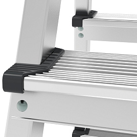 Стремянка алюминиевая двусторонняя Новая Высота 2x2 ступени (1120202)