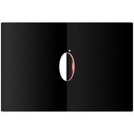 Папка с пластиковым клипом Berlingo "Radiance" А4, 450мкм, желтый/розовый градиент