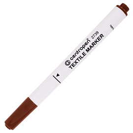 Маркеры для ткани 10 ЦВЕТОВ CENTROPEN "Textile Marker", круглый наконечник, 1,8 мм, 2739/10, 5 2739 1001