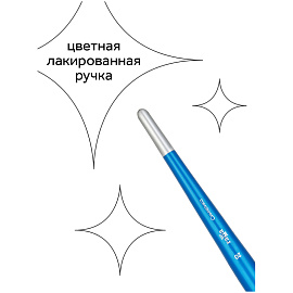 Кисть синтетика Гамма, плоская №20 фото Кисть синтетика Гамма, плоская №20