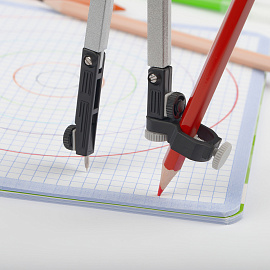 Готовальня Faber-Castell, 3 предмета, пластиковый футляр фото Готовальня Faber-Castell, 3 предмета, пластиковый футляр