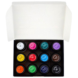 Акриловые краски Decola по стеклу и керамике 12 штук по 20 мл (041114)