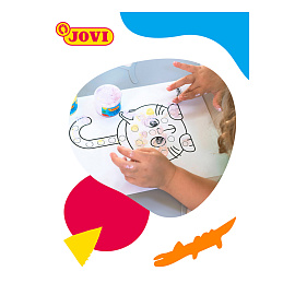 Краски пальчиковые Jovi 6 цветов по 35 мл