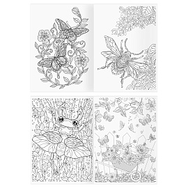 Раскраска А4, 16 стр., ТРИ СОВЫ "Антистресс. Дивный сад