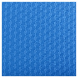 Папка на молнии СТАММ "Кристалл" А4, 500мкм, пластик, молния вокруг, синяя