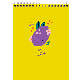 Блокнот А5 80л. на гребне BG "На позитиве