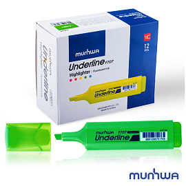 Текстовыделитель MunHwa UnderLine зеленый (толщина линии 1-5 мм) фото Текстовыделитель MunHwa UnderLine зеленый (толщина линии 1-5 мм)