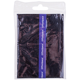 Обложка для паспорта OfficeSpace кожа, черный