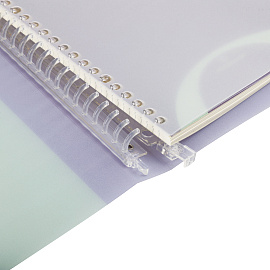 Тетрадь на кольцах А5, 80л., Greenwich Line "Letter symbol", пластиковая обложка, с разделителями