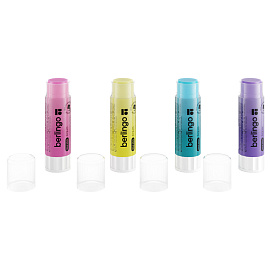 Клей-карандаш Berlingo "Aqua", 15г, цветной, ПВП