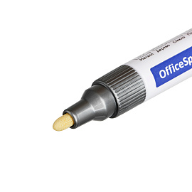 Маркер-краска OfficeSpace серебряная, 1-4мм, нитро-основа фото Маркер-краска OfficeSpace серебряная, 1-4мм, нитро-основа