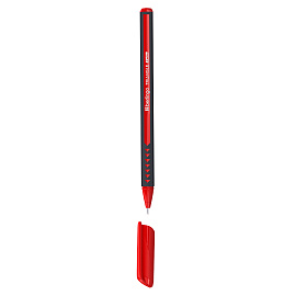 Ручка шариковая Berlingo "Triangle Twin" красная, 0,7мм, игольчатый стержень