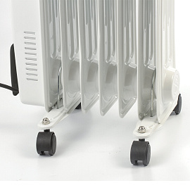 Обогреватель масляный SONNEN DFS-07, 1500 Вт, 7 секций, белый, 453498