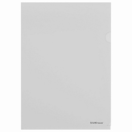 Папка-уголок ERICH KRAUSE "Fizzy Clear", прозрачная, 0,12 мм, 50150