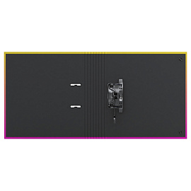 Папка-регистратор Berlingo "Radiance", 50мм, ламинированная, желтый/розовый градиент