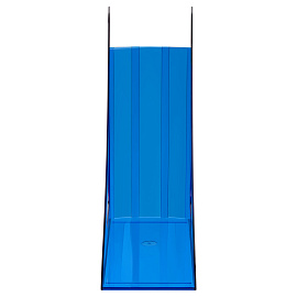 Лоток для бумаг вертикальный СТАММ "Фаворит", тонированный синий, ширина 90мм фото Лоток для бумаг вертикальный СТАММ "Фаворит", тонированный синий, ширина 90мм