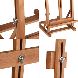 Мольберт настольный Гамма "Студия", 27*32*80(104)см, российский бук