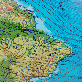 Глобус Globen физико-политический 32 см интерактивный с подсветкой