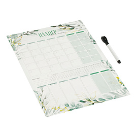 Магнитный планер на месяц, MESHU А3, "Purle" с маркером