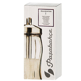 Сахарница с дозатором, объем 260 мл, PASABAHCE "Black&White", фирменная подарочная упаковка, 80078 фото Сахарница с дозатором, объем 260 мл, PASABAHCE "Black&White", фирменная подарочная упаковка, 80078