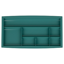 Настольная подставка СТАММ "Field", полистирол, зеленая фото Настольная подставка СТАММ "Field", полистирол, зеленая