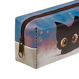 Пенал мягкий 200*55*40 MESHU "Surprised Cat", искусственная кожа фото Пенал мягкий 200*55*40 MESHU "Surprised Cat", искусственная кожа