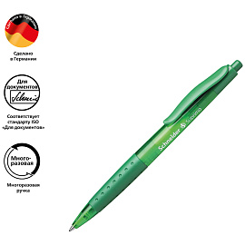 Ручка шариковая автоматическая Schneider "Suprimo" зеленая, 1,0мм, грип