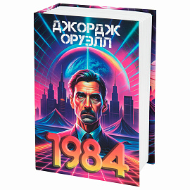 Сейф-книга "1984", 55х115х180 мм, кодовый замок, BRAUBERG, 291355
