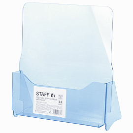 Подставка настольная для рекламных материалов (240х215х32 мм), А4, STAFF, 291172 фото Подставка настольная для рекламных материалов (240х215х32 мм), А4, STAFF, 291172