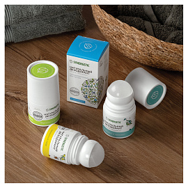 Дезодорант 50 мл, SYNERGETIC "Без запаха", роликовый, натуральный, 300015