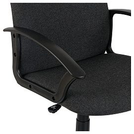 Кресло руководителя Helmi HL-E79 "Elegant" LTP, ткань серая, пиастра