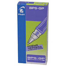 Ручка шариковая неавтоматическая Pilot BPS-GP-F синяя (толщина линии 0.22 мм)