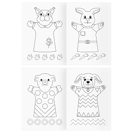 Раскраска А4, 16 стр., ТРИ СОВЫ "Кукольный театр